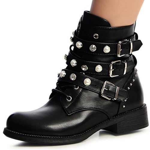 Bottes travail biker pour - de,