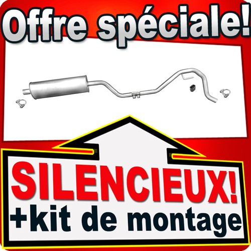 Silencieux intermédiaire pour - intermédiaire,