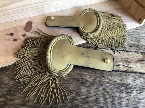 Ancienne paire épaulettes - , de
