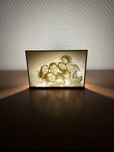 Cadre photo lumineux
