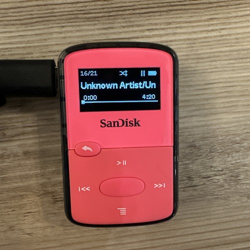 Sandisk sansa clip pink media - sansa,