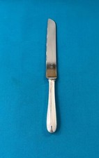 Couteau à pain CHRISTOFLE modèle BAGUETTE FIDELIO métal argenté couvert service