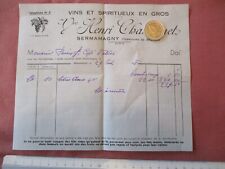 factures anciennes  1938   CHASSIGNET   VINS   SERMAMAGNY   Tde BELFORT  90