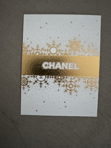 Chanel carte noël - chanel,