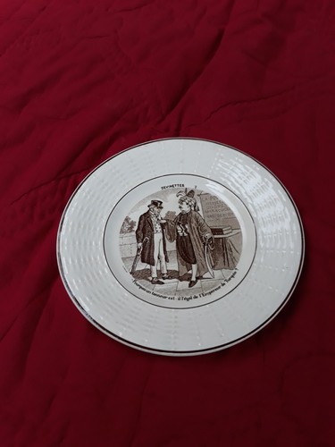 Assiette parlante digoin - parlante,