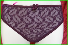 Culotte / Slip MIRIALE Couleur Mauve Dentelle Taille M - L - XL  AB82