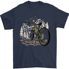 Vélo Vtt Bicyclette Cyclisme Cycliste MTB T-Shirt 100% Coton