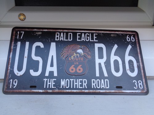 Tole metal route usa - 66, bald