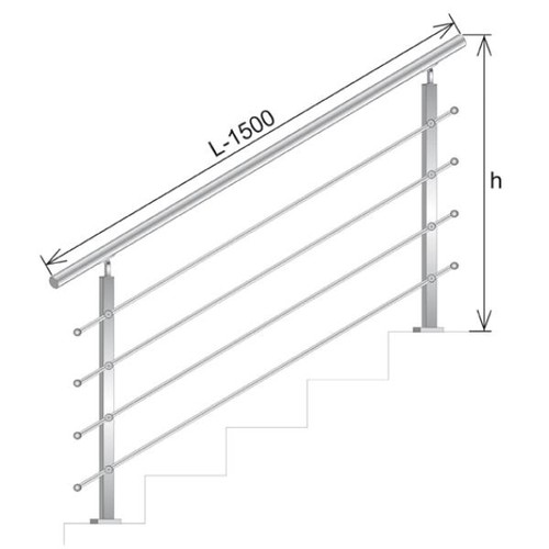 Ensemble rampe acier - ensemble,