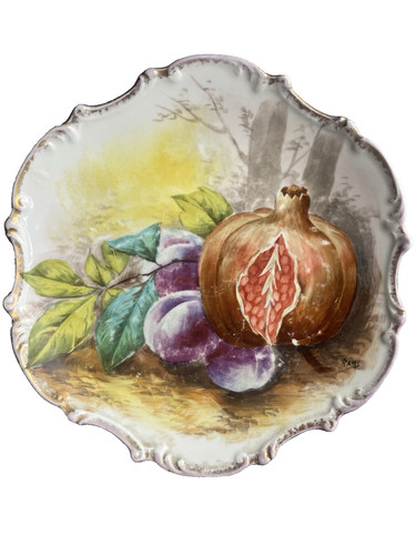Assiette ancienne porcelaine - assiette,