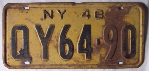 1948 new york license - 1948,
