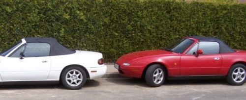 Mazda mx5 capot tissu - capot,