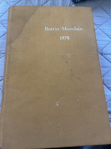 Livre bottin mondain 1978 - livre,