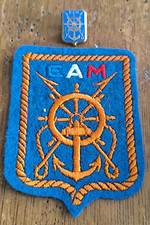 Insigne Patch + Boutonnière EAM Ecole des Apprentis Marins   )125