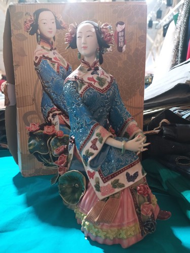 Statue porcelaine shiwan - porcelaine,