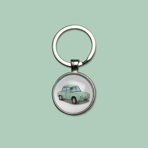 Porte clés dauphine verte - dauphine,