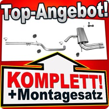 Pot d'échappement pour Seat Altea XL 2.0 TDi 103 KW à partir de 2005 échappement