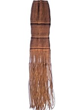 Art tribal Africain, ancienne grande bourse, fibre végétale, Congo KUBA