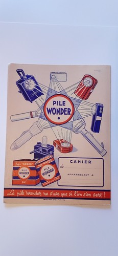 Protège cahier vintage - , pile