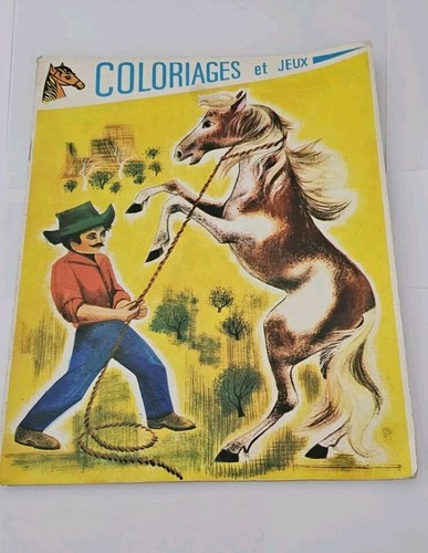 Ancien livre coloriage et - de,