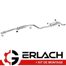 Echappement silencieux pour Volkswagen Polo 1.0 1.3 1.4 039