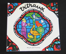 VITRAUX LIVRE ÉDUCATIF COMPLET EO 1998 M. BOUTAN PLANCHE GOMMETTE CALQUE POSTER