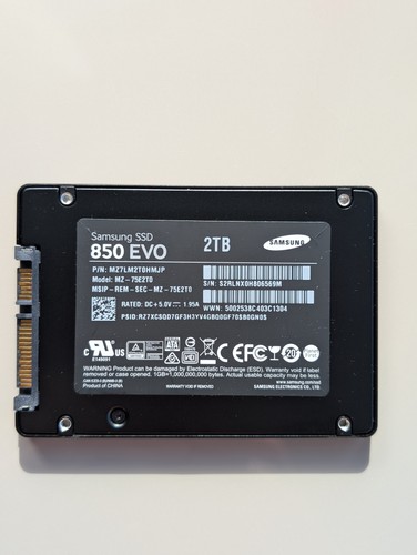 2tb samsung 850 evo ssd - 2tb,