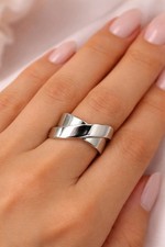 Bague anneau en Argent S925