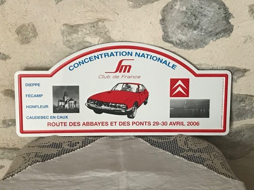 Plaque rallye - de,