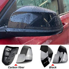 Pair Gloss Black Car Side Rearview Mirror Cover Cap For BMW F20 F21 F22 F30 F32
