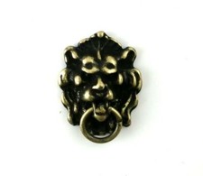 Accessoire Miniature De Maison De Poupée Porte Meuble Antique Or Poignée De Lion