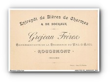 AWKP10-0567-25 - ROUGEMONT - Entrepot de bieres de charmes et sochaux - Grojea