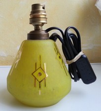 ANCIENNE LAMPE en PATE de
