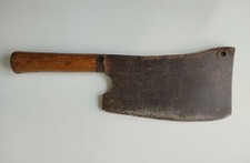 Vieux Outils de Métier - Boucherie - Hachoir - Couperet - Feuille de boucher