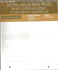 Digital Designs Digital Album Refill Pages 8inx8in Square 10 Pages