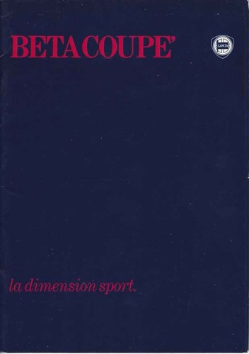 Catalogue brochure lancia beta - catalogue,