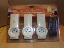 Lot de 3 prises télécommandées RCS3-1-K03 ( 230V 50Hz )