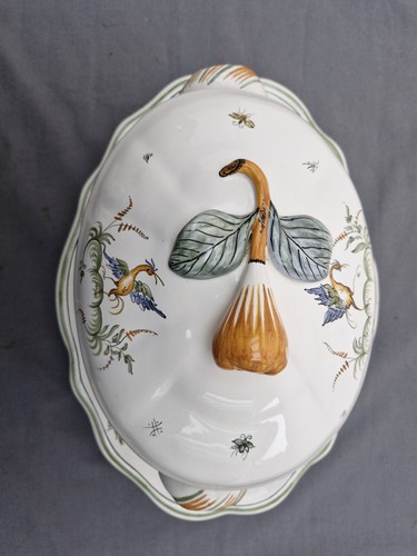 Soupière ancienne faïence - ancienne,