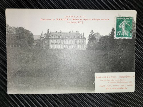 Cpa couches château de - 71,