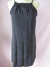 Robe d’été IKKS noire motifs blancs Taille 36/38 neuve