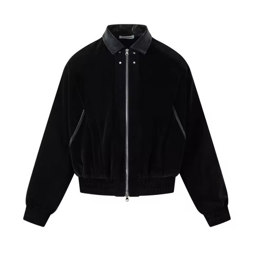 Veste velour rétro style - en,