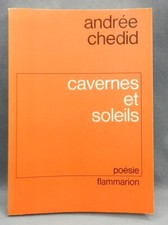 CAVERNES ET SOLEILS - POÉSIE - PAR ANDRÉE CHEDID - 1979 - AVEC ENVOI SIGNÉ