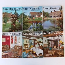 Lot 6 revues anciennes Art et