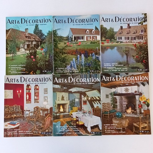 Lot revues anciennes art et - revues,