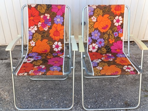Paire fauteuils pliants - de,