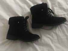 Bottines daim 36/37 fourrées