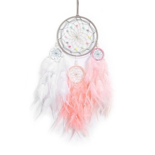Attrape rêve fleur perles - attrape-rêve,