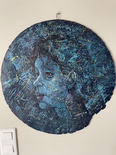 Tableau peinture créole ile - peinture,