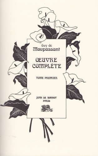 Maupassant oeuvre complète - complète, 12