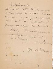 Gabriel Séailles autographe